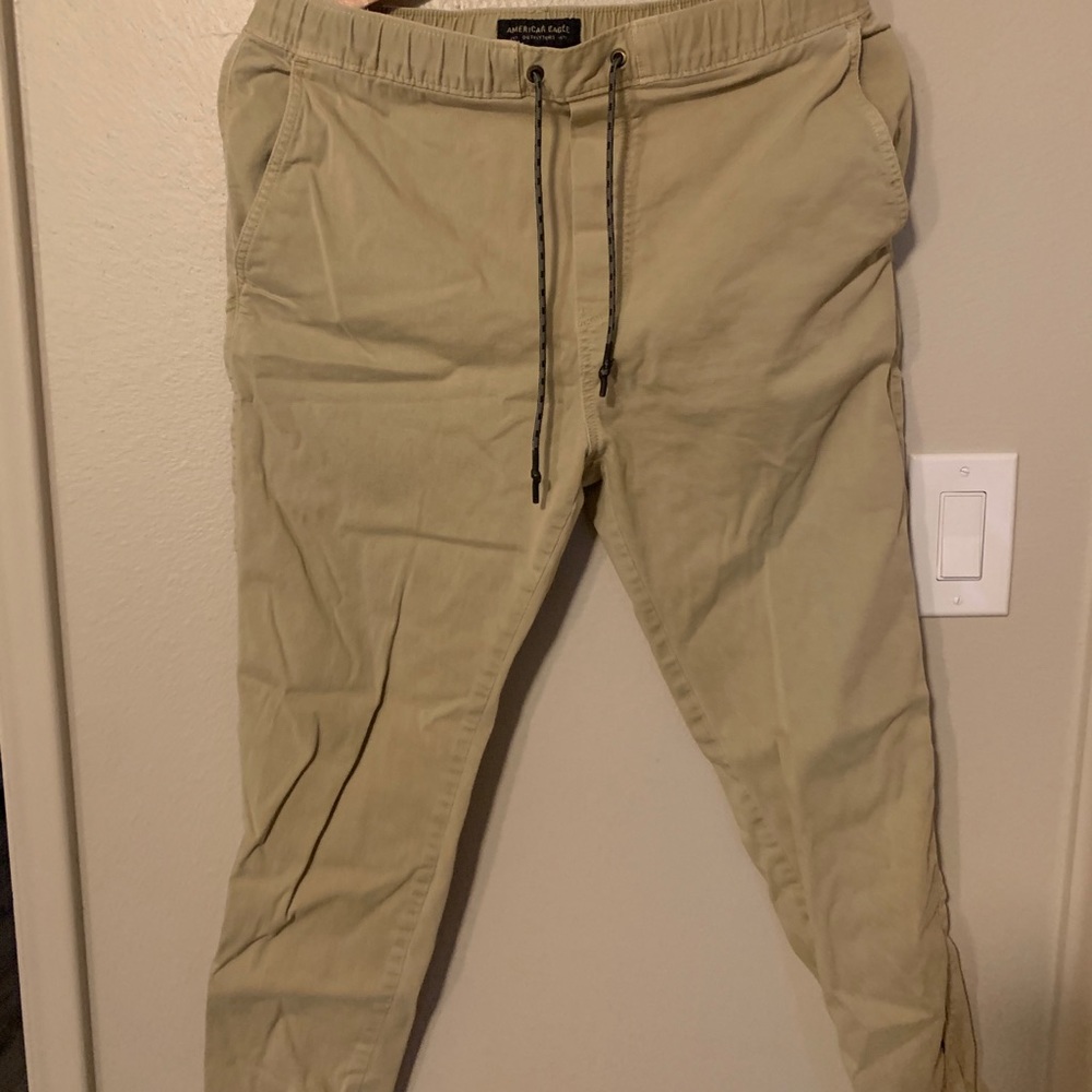 American Eagle Khaki Joggers